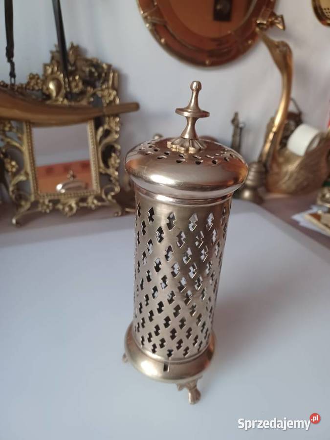 Piękny mosiężny orientalny lampion Poznań