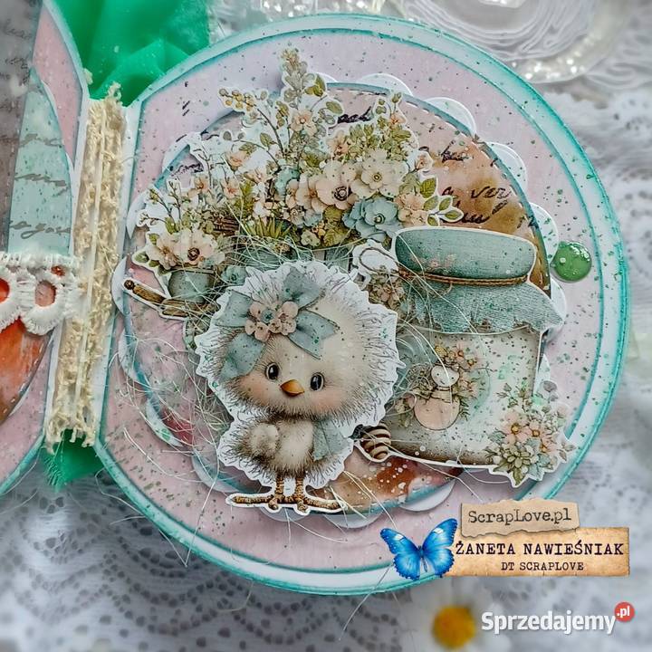 Mini albumik wielkanoc prezent zajączek małopolskie Mszana Dolna sprzedam