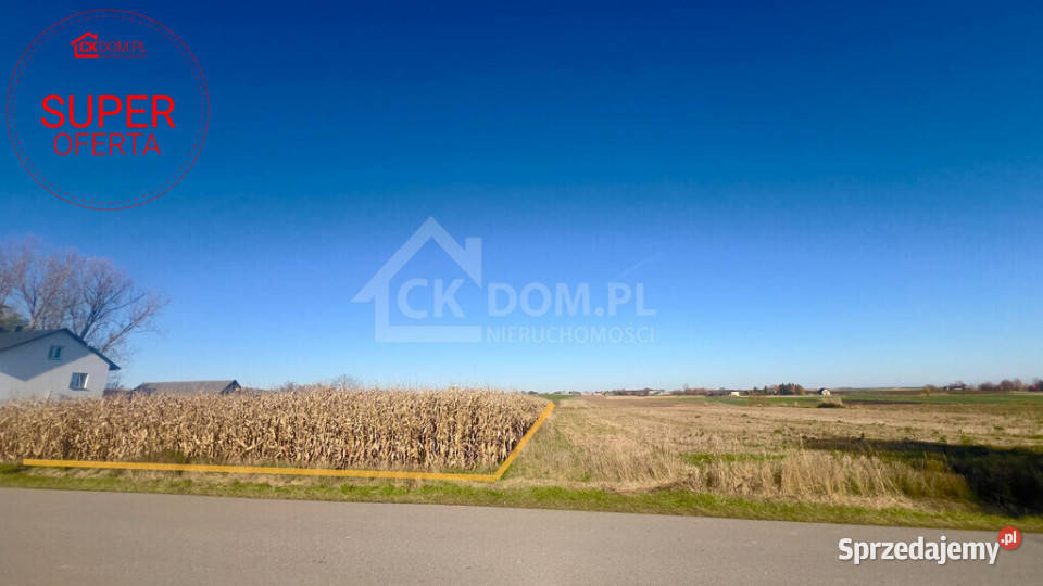 Wyjątkowa działka budowlana 1571 m Sielec świętokrzyskie