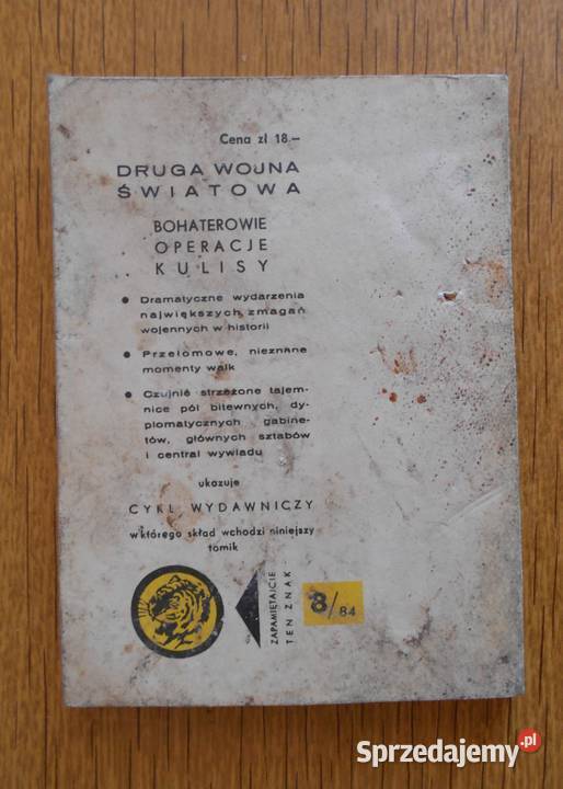 Żółty Tygrys Na obcej ziemi 884 lubelskie