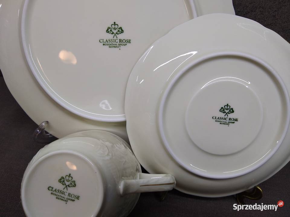 Serwis kawa Rosenthal Sanssouci Gold Porcelana i szkło Kalisz sprzedam