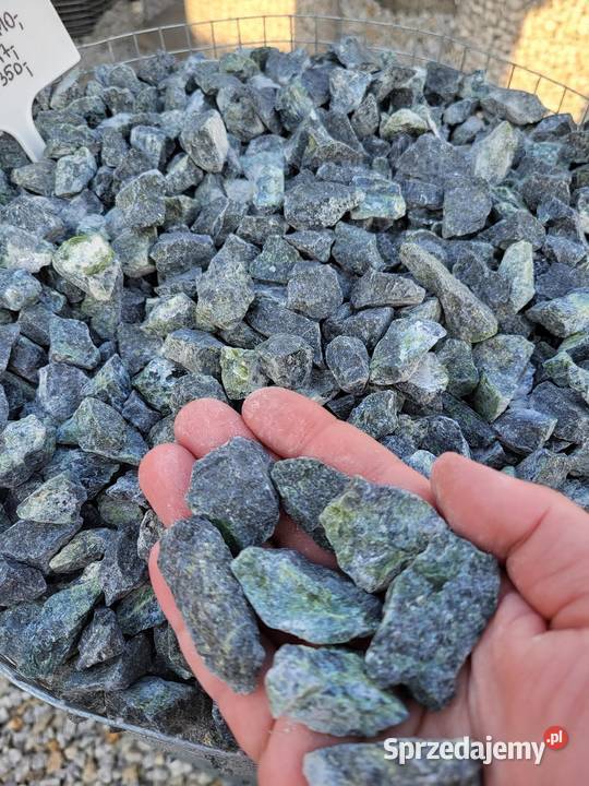 Grys GREEN GRAVEL serpentynit 1622 mm Kamienie Podkowa Leśna