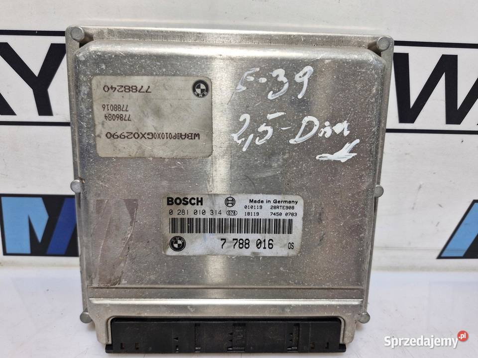 BMW E39 ZESTAW STARTOWY KOMPUTER KLUCZYK
