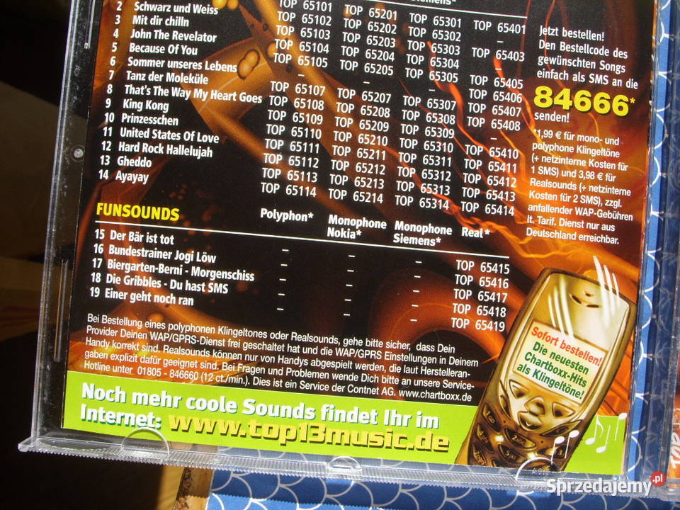Skladanka CD CHART ROXX20 AKTUELE TOPHITS 2006 dolnośląskie Wołów