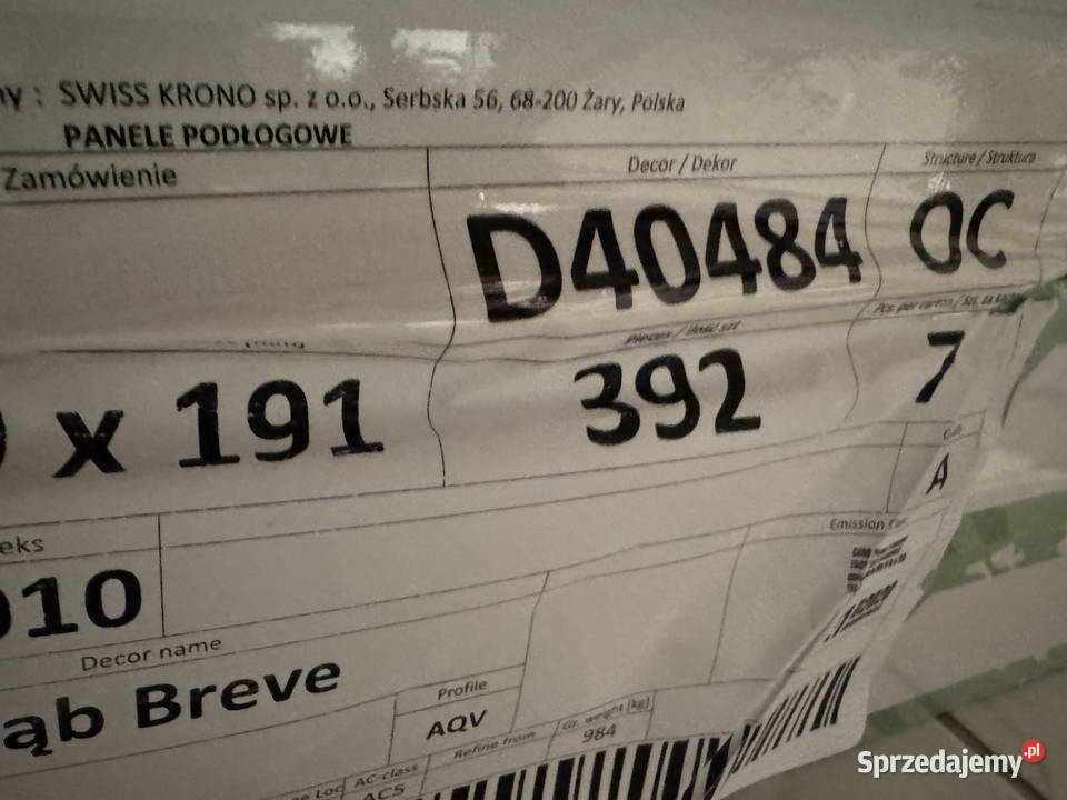 Panele laminowane Swiss Krono Aurum Dąb Breve Łódź