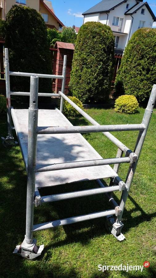 Rusztowanie aluminiowe jezdne firmy Layher Maków Mazowiecki