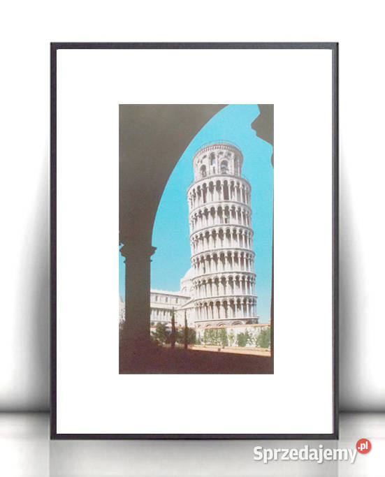 krzywa wieża w Pizie plakat A4 Piza plakat 21x30 Bydgoszcz