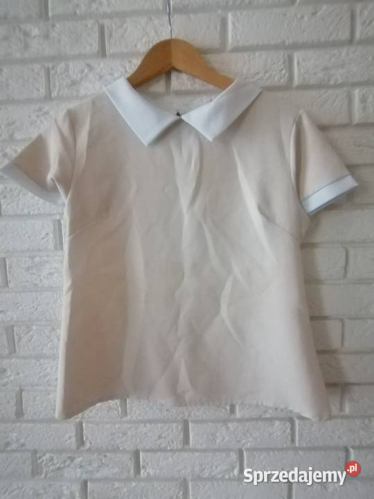 Bluzka damska z kołnierzem