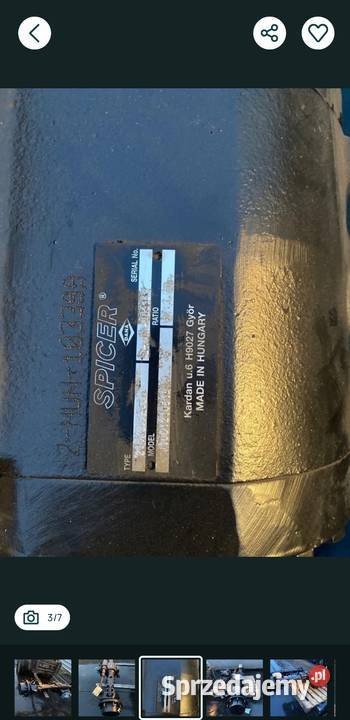 Most napędowy Dana Spicer