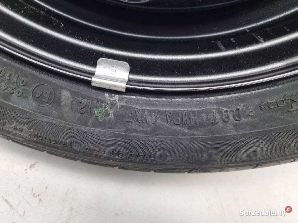 KOŁO ZAPASOWE Toyota Aygo I C1 zapas felga 15565 Rudka