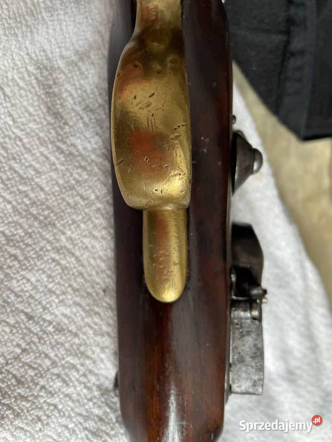 Angielski pistolet wojskowy skałkowy Czaplinek