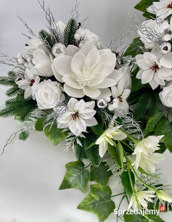 Elegancki komplet świątecznych wiązanek Latosówka