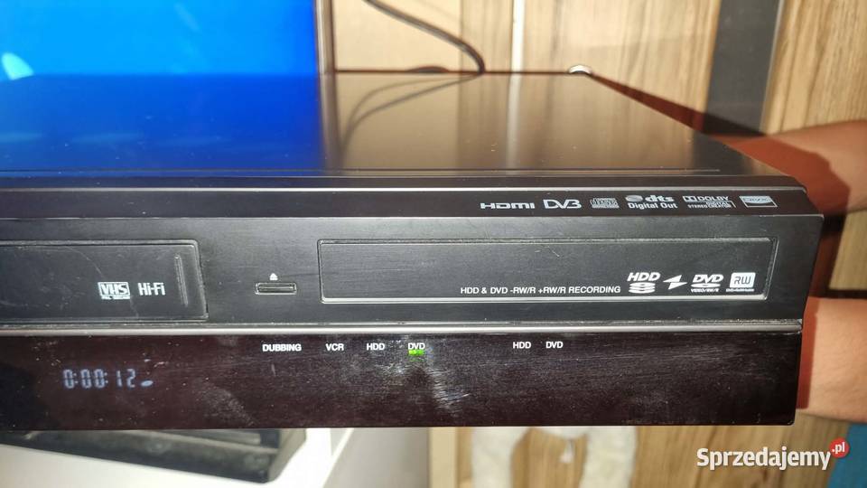Nagrywarka Magnetowid VHS DVD HDD Toshiba RDXV50 TV i Video