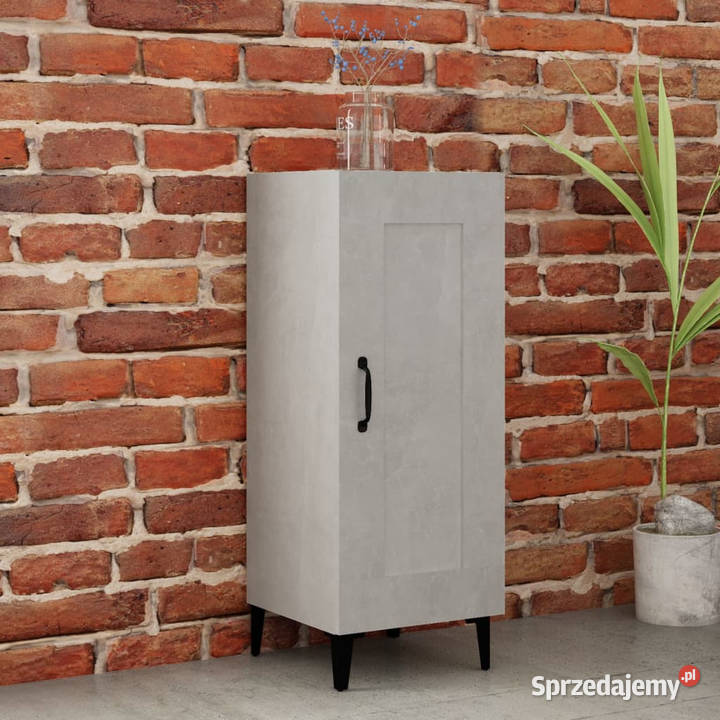 Szafka szarość betonu 345x34x90 materiał Warszawa