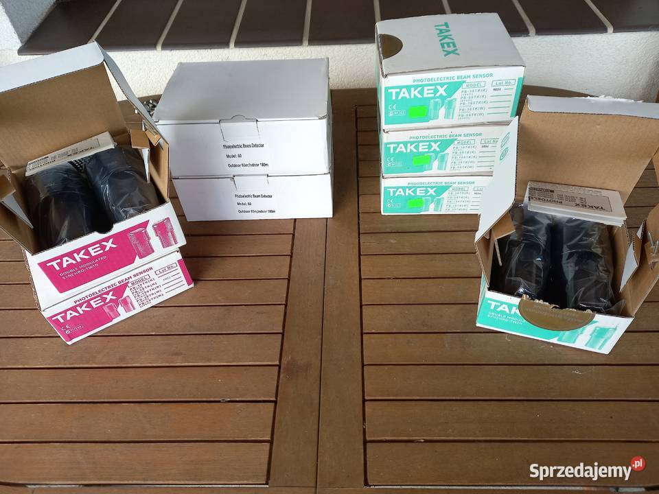 Bariery podczerwieni Takex 8 nowe pół ceny sprzedam