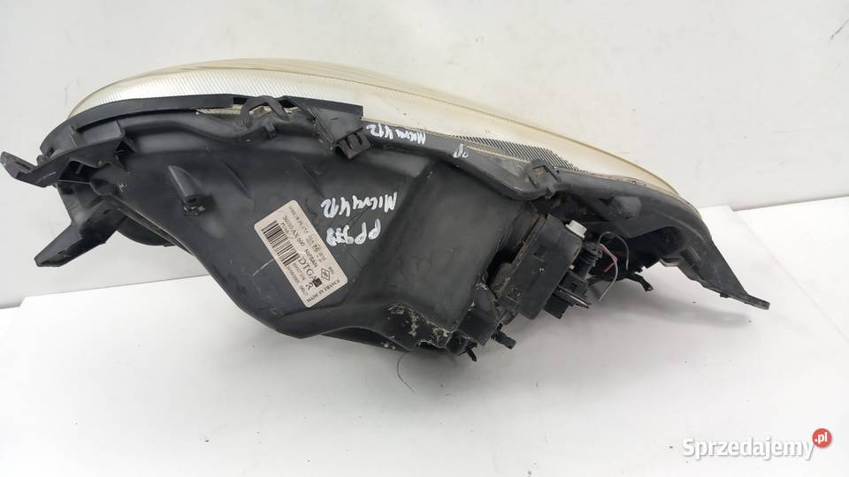 NISSAN MICRA K12 LAMPA PRZÓD PRAWA Lampy przednie Zbierkowo