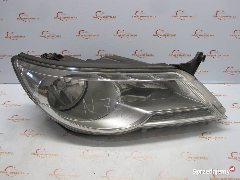 VOLKSWAGEN TIGUAN I 10r lampa prawa przód ANGLIK sprzedam