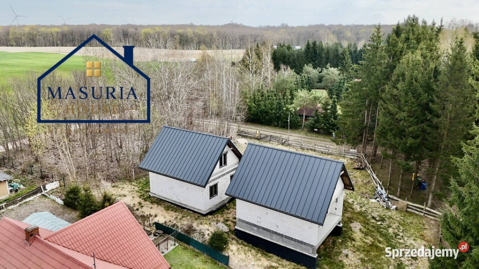 Dwa domy jeziorem 160m2 Trupel