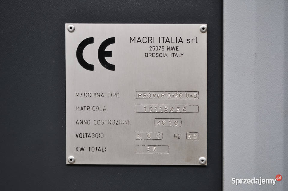 Giętarka CNC Provar 590 UD użyteczna długość Lębork