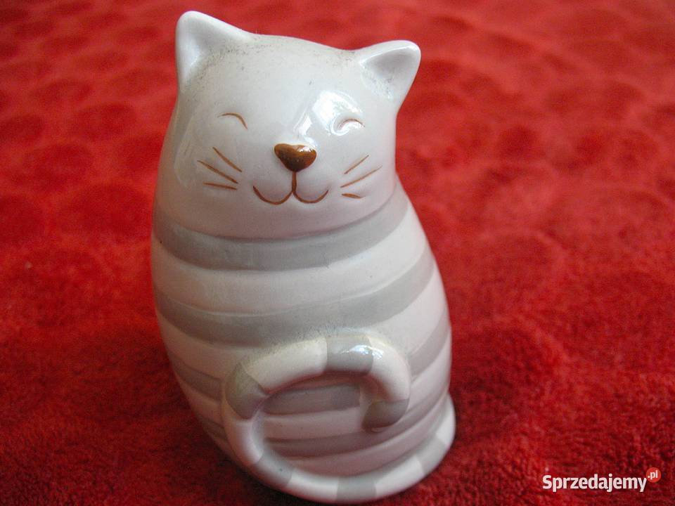Kot uśmiechnięty porcelana 9 x 6 x 5 mazowieckie
