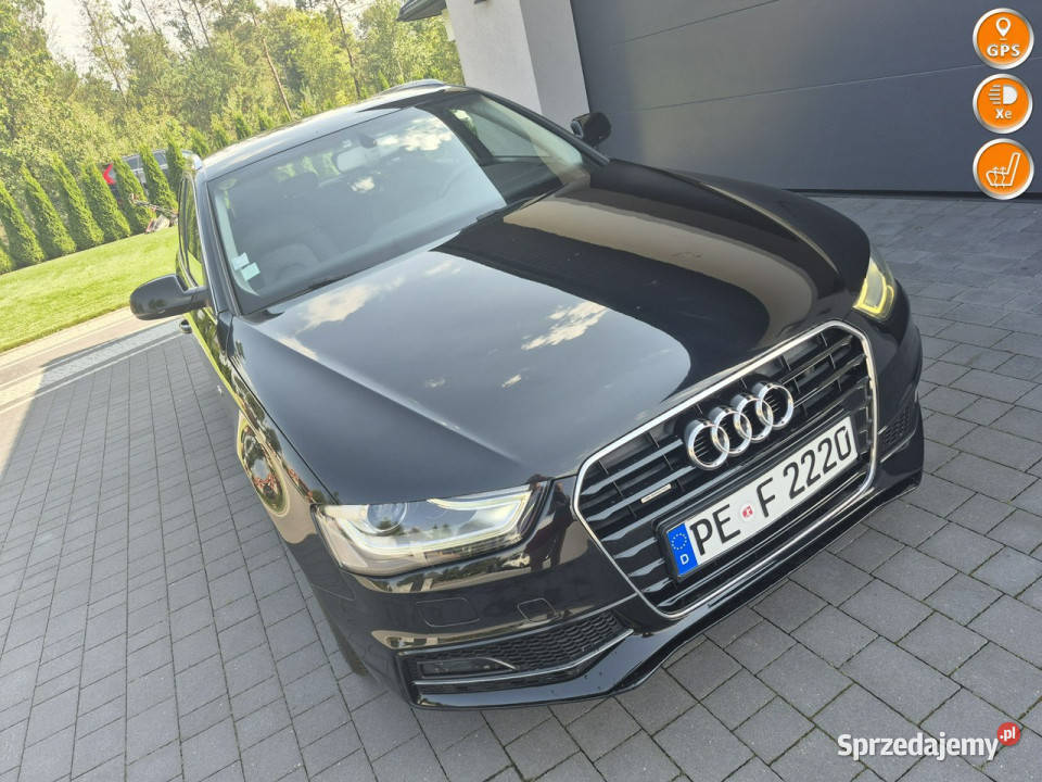 Audi A4 xenon led navi chromy ładny s line reflektory ksenonowe Drelów