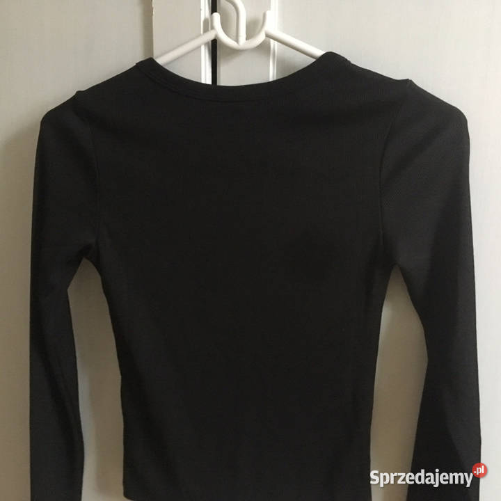 czarny top bluzka HM xs 34 choker dekolt czarny Inowrocław sprzedam