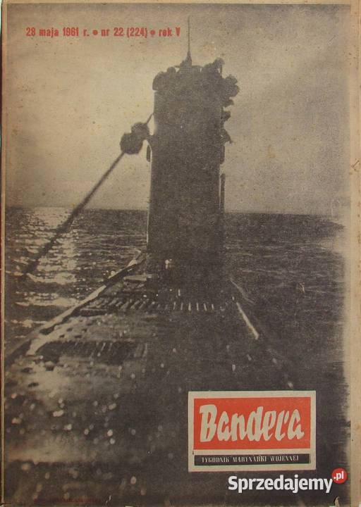 Bandera tygodnik Marynarki Wojennej V 1961 9 egz małopolskie Limanowa
