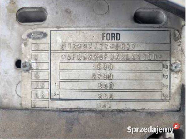 Syndyk sprzeda samochód Ford Focus 2002 r Focus zachodniopomorskie