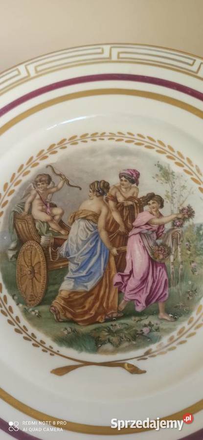 Patera ręcznie malowana Royal Copenhagen 1923 34 Gdańsk