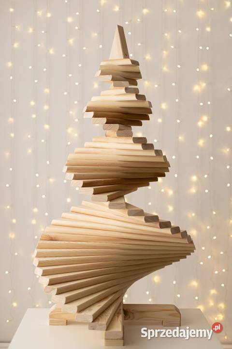 Choinka EKO drewniana choinka drzewko świąteczne Boże Narodzenie