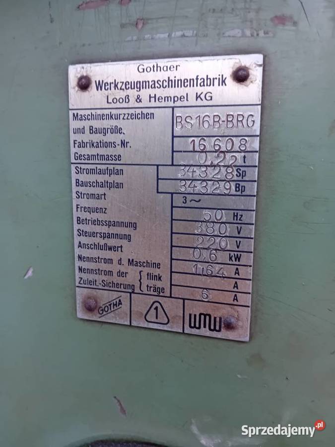 Wiertarka kolumnowa Tarnogród sprzedam