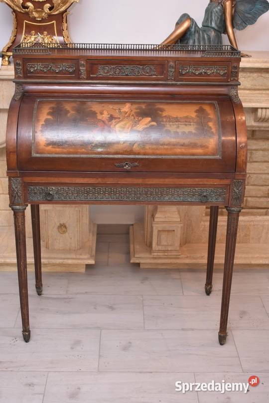 Sekretera Biurko Intarsjowane Sekretarzyk Komoda Kraków