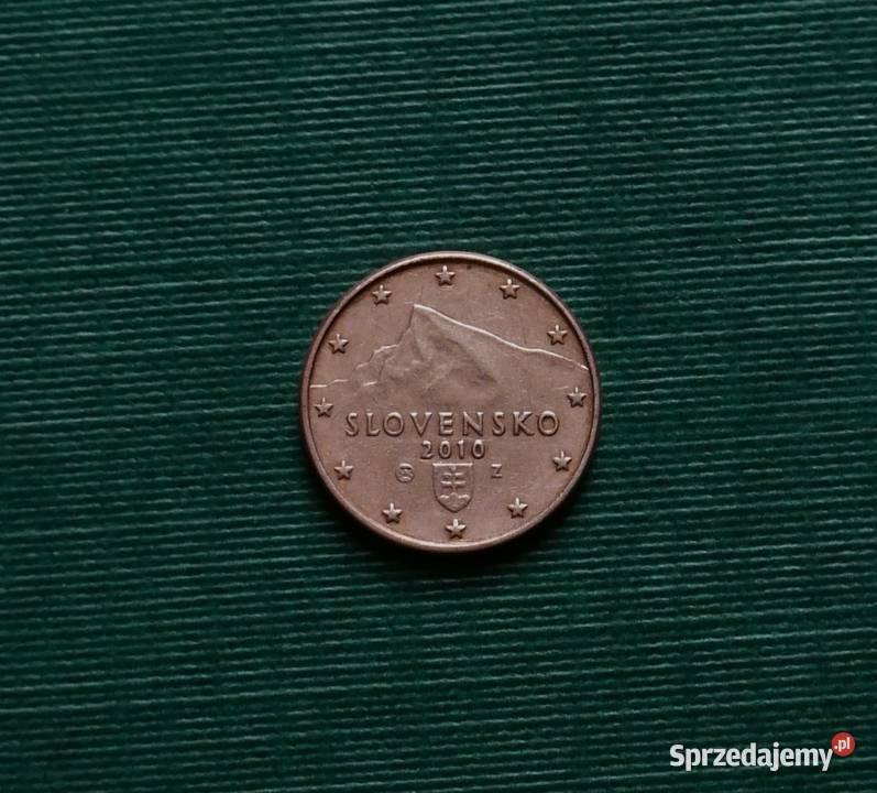SŁOWACJA 1 eurocent 2010r sprzedam