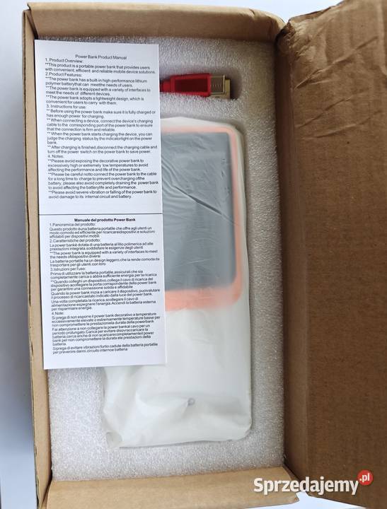 Powerbank 225W AMAGE 20000mAh kabel usbc NOWY Warszawa