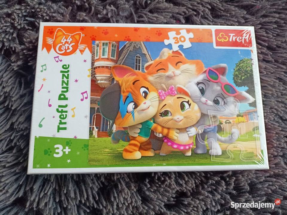 Puzzle Trefl 30 elementów Przyjaźń w kociej 3 lata+ Płock