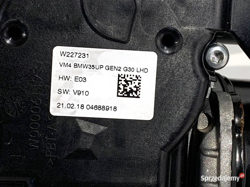 MECHANIZM WYCIERACZEK PRZÓD BMW G30 W227231 podkarpackie