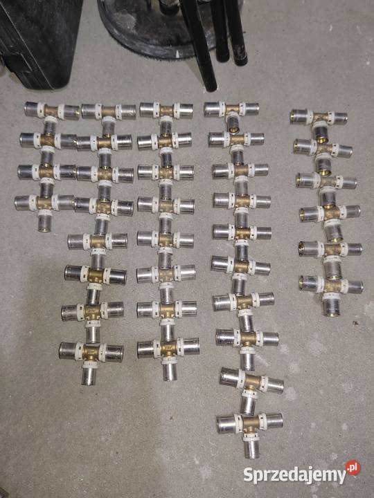 Kształtki trójniki PEX quik PP miedz Włoszczowa sprzedam