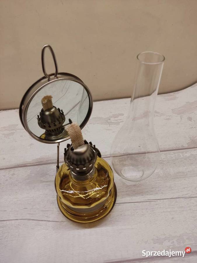 Lampa naftowa kolor bursztyn Pozostałe Głuchołazy