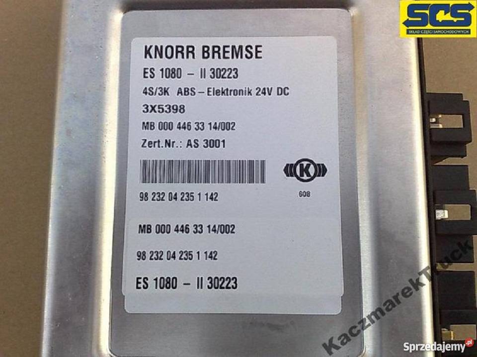 MERCEDES ATEGO KOMPUTER ABS SPRAWNY Układ elektryczny lubuskie Bieleń sprzedam