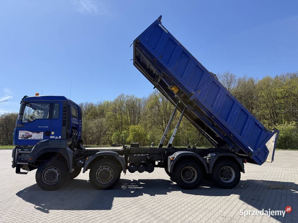 MAN TGA 41480 euro 3 2006 8x6 wywrtoka 3 stronna tempomat Stargard