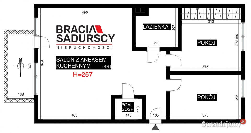 Do sprzedaży mieszkanie Kraków Przewóz 5845m 3