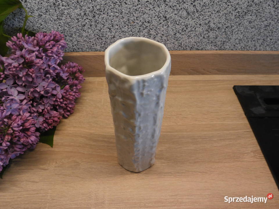 WINTERLING biały wazon Porcelana i szkło Raszków