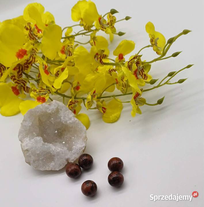 Kolekcjonerska kula 17mm obsydian mahoniowy 3 Kolekcje Olsztyn