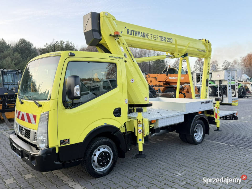 Nissan Cabstar Podnośnik Koszowy 22m RUTHMANN żółty świętokrzyskie Widełki