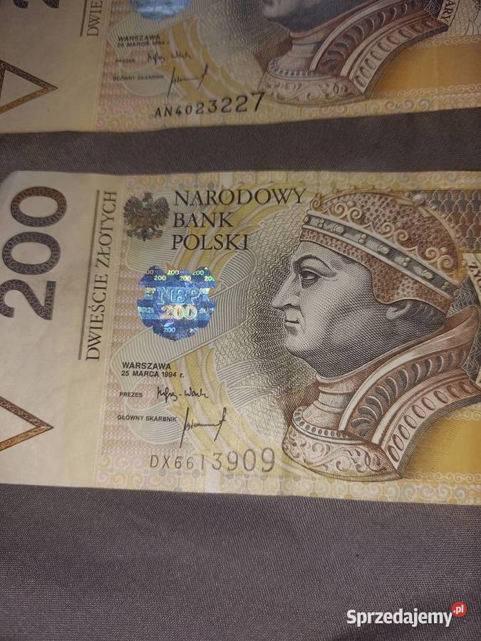 200zl rosnący numer Numizmatyka Szczecin