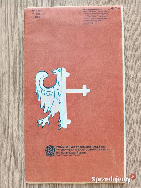 Opole Plan Miasta Mapa PRL Kraków