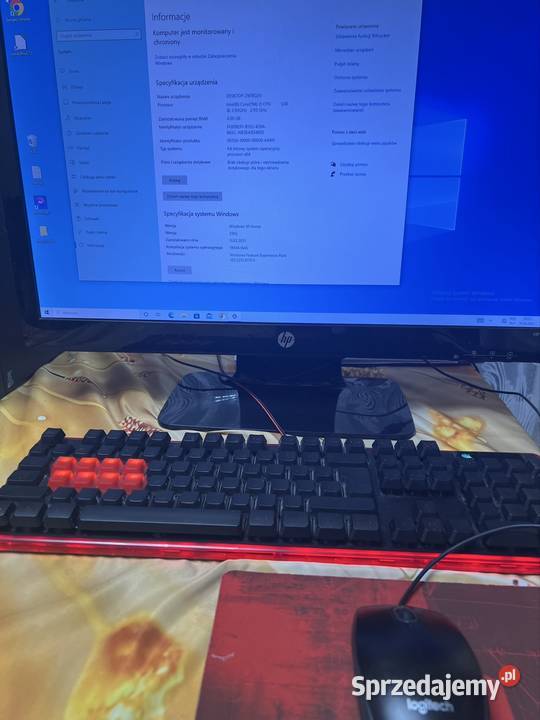 Zestaw monitor myszka klawiatura małopolskie Kwaczała