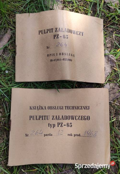 PULPIT ZAŁADOWCZY PZ65 ŁADOWANIA DOZYMETRÓW 1968 łódzkie