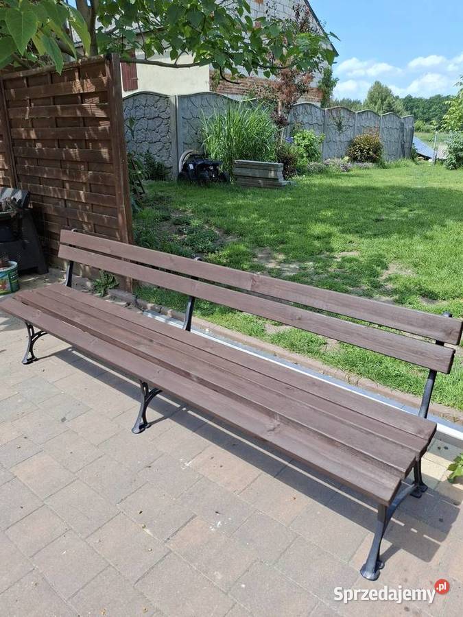 Ławka ogrodowa solidna Dąbrowa