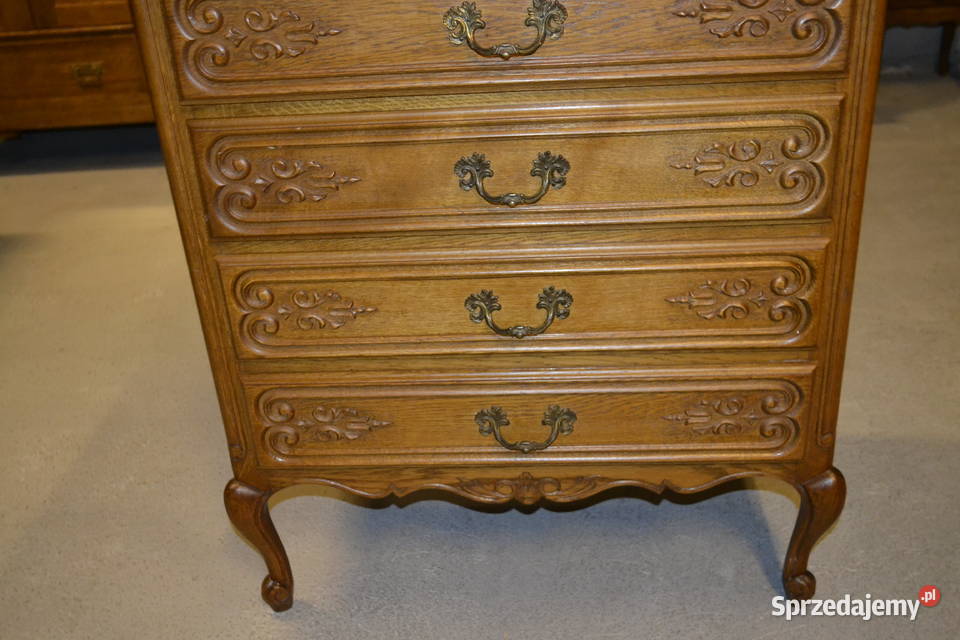 komoda ludwikowska dąb Będzin